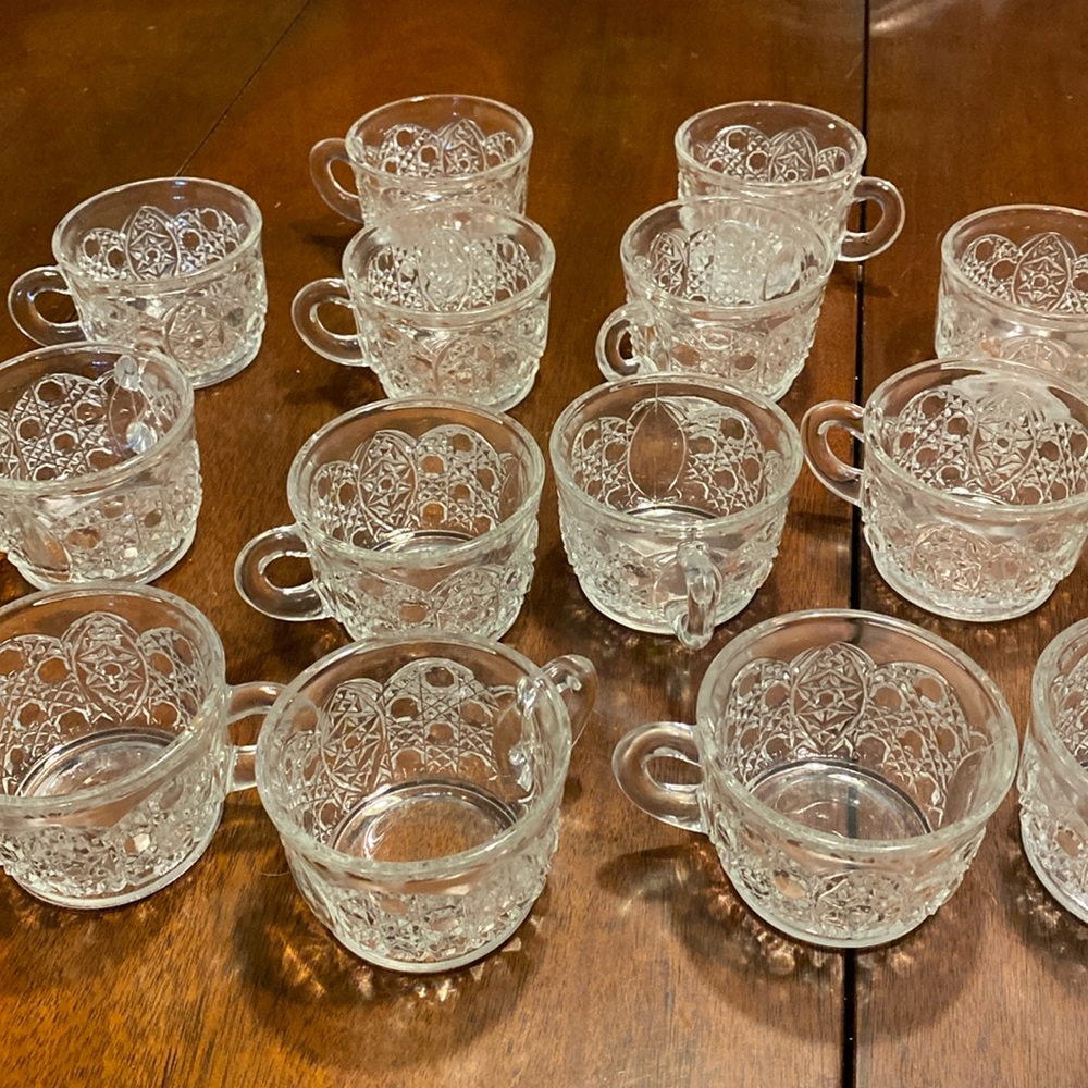 Vintage punch replacement glasses 14 total